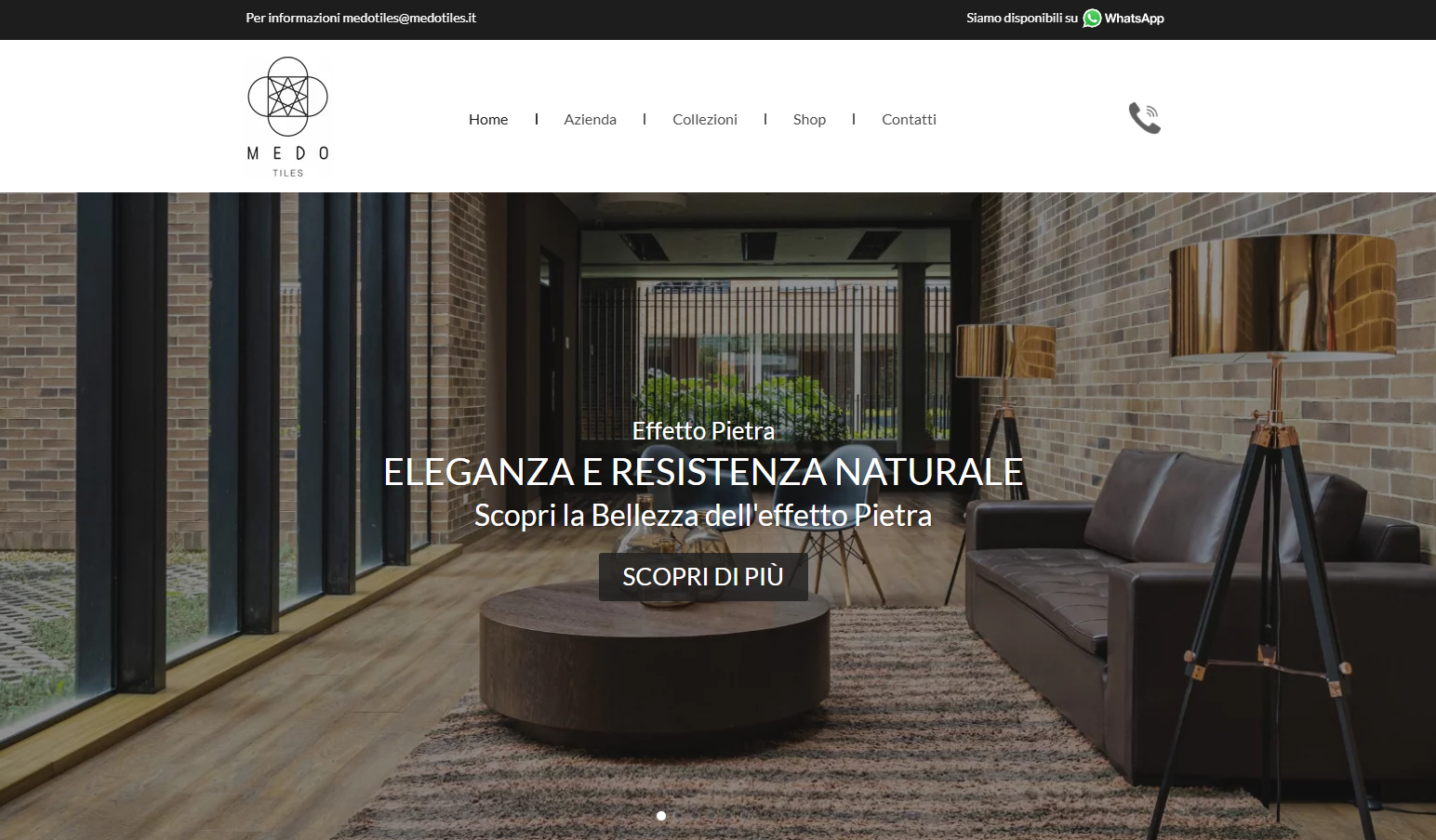 Websites and E-Commerce Design for Website Builder and WordPress - Medo Tiles